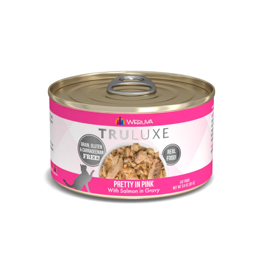 Weruva Wet Cat Food - TRULUXE Pretty in Pink with Salmon in Gravy Canned 