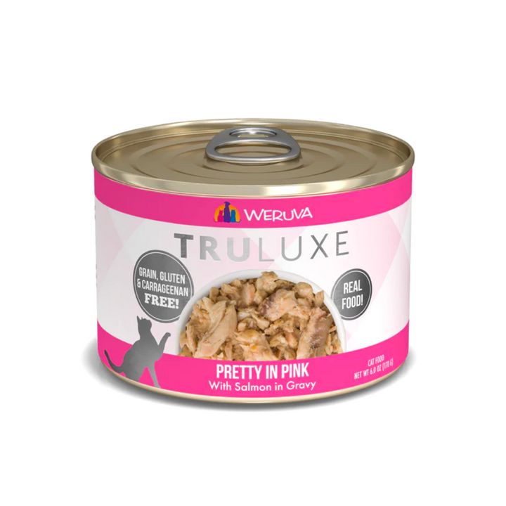 Weruva Wet Cat Food - TRULUXE Pretty in Pink with Salmon in Gravy Canned 