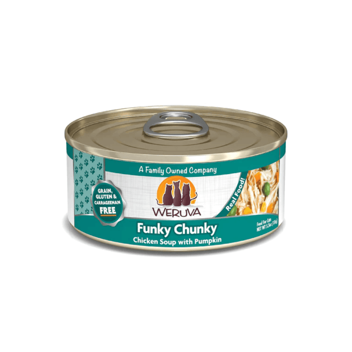 Weruva Wet Cat Food - Weruva Classic Cat  Funky Chunky Chicken Soup with Pumpkin Canned 