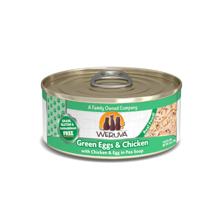 Weruva Wet Cat Food - Weruva Classic Cat Green Eggs & Chicken with Chicken & Egg in Pea Soup Canned 