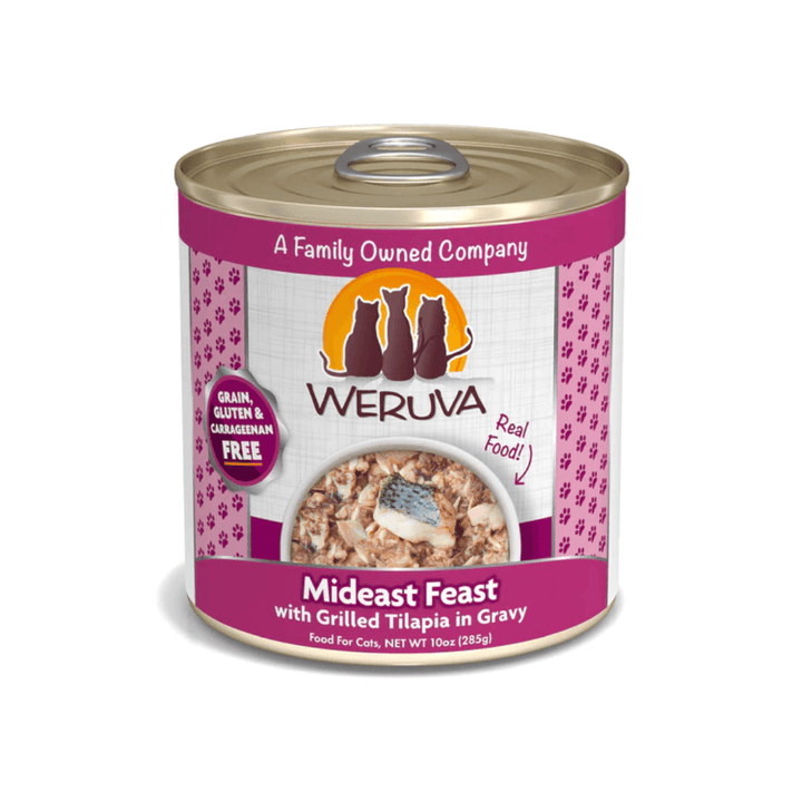 Weruva Wet Cat Food - Weruva Classic Cat Mideast Feast with Grilled Tilapia in Gravy Canned 