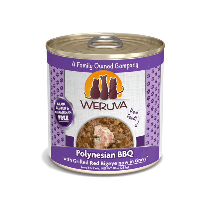 Weruva Wet Cat Food - Weruva Classic Cat Polynesian BBQ with Grilled Red Bigeye in Gravy Canned 