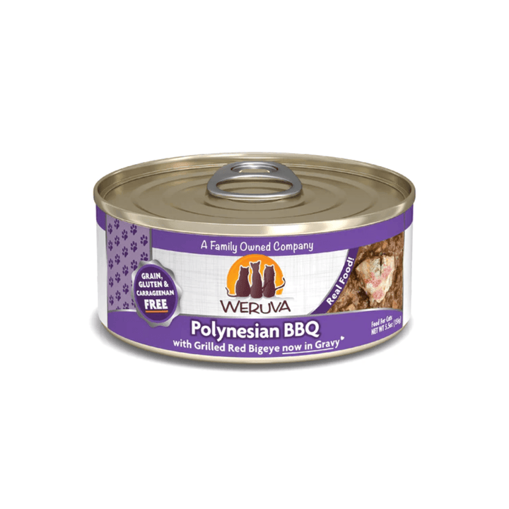 Weruva Wet Cat Food - Weruva Classic Cat Polynesian BBQ with Grilled Red Bigeye in Gravy Canned 