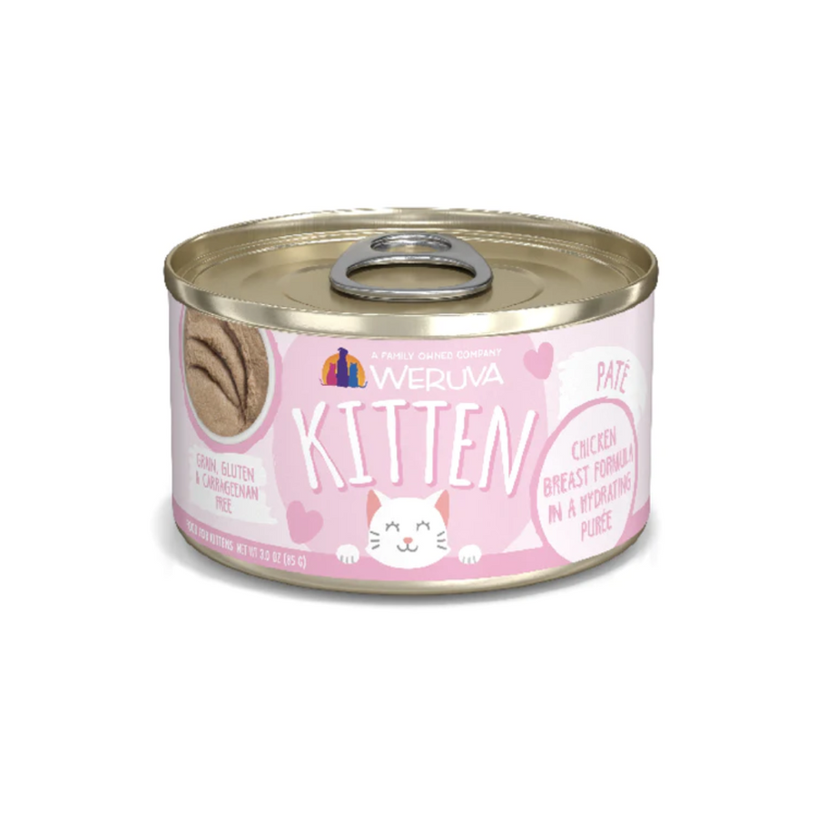 Weruva Wet Cat Food - Weruva Kitten Chicken Breast Formula Chicken Breast in a Hydrating Purée Canned 