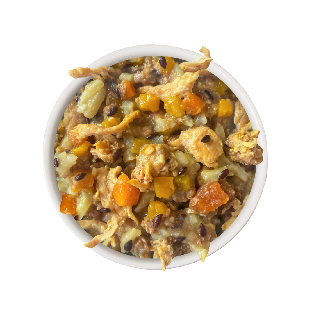 Weruva Wet Dog Food - Awesome Belly Chicken Breast, White Rice & Pumpkin Recipe with Papaya, Turmeric & Ginger In Broth Canned