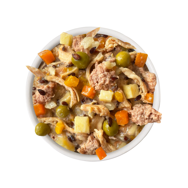 Weruva Wet Dog Food - Awesome Shiny Chicken Breast & Brown Rice Recipe with Veggies & Flaxseed In Broth Canned