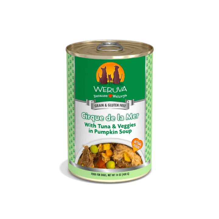 Weruva Wet Dog Food - Classics Cirque de la Mer with Tuna & Veggies in Pumpkin Soup Canned 