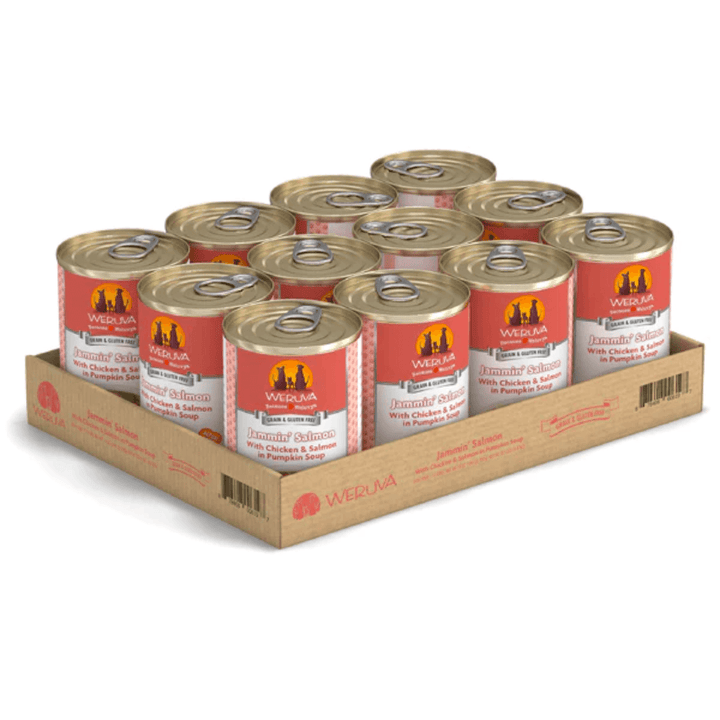 Weruva Wet Dog Food - Classics Jammin' Salmon with Chicken & Salmon in Pumpkin Soup Canned 