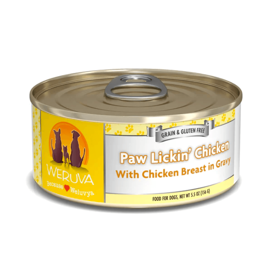 Weruva Wet Dog Food - Classics Paw Lickin' Chicken with Chicken Breast in Gravy Canned 