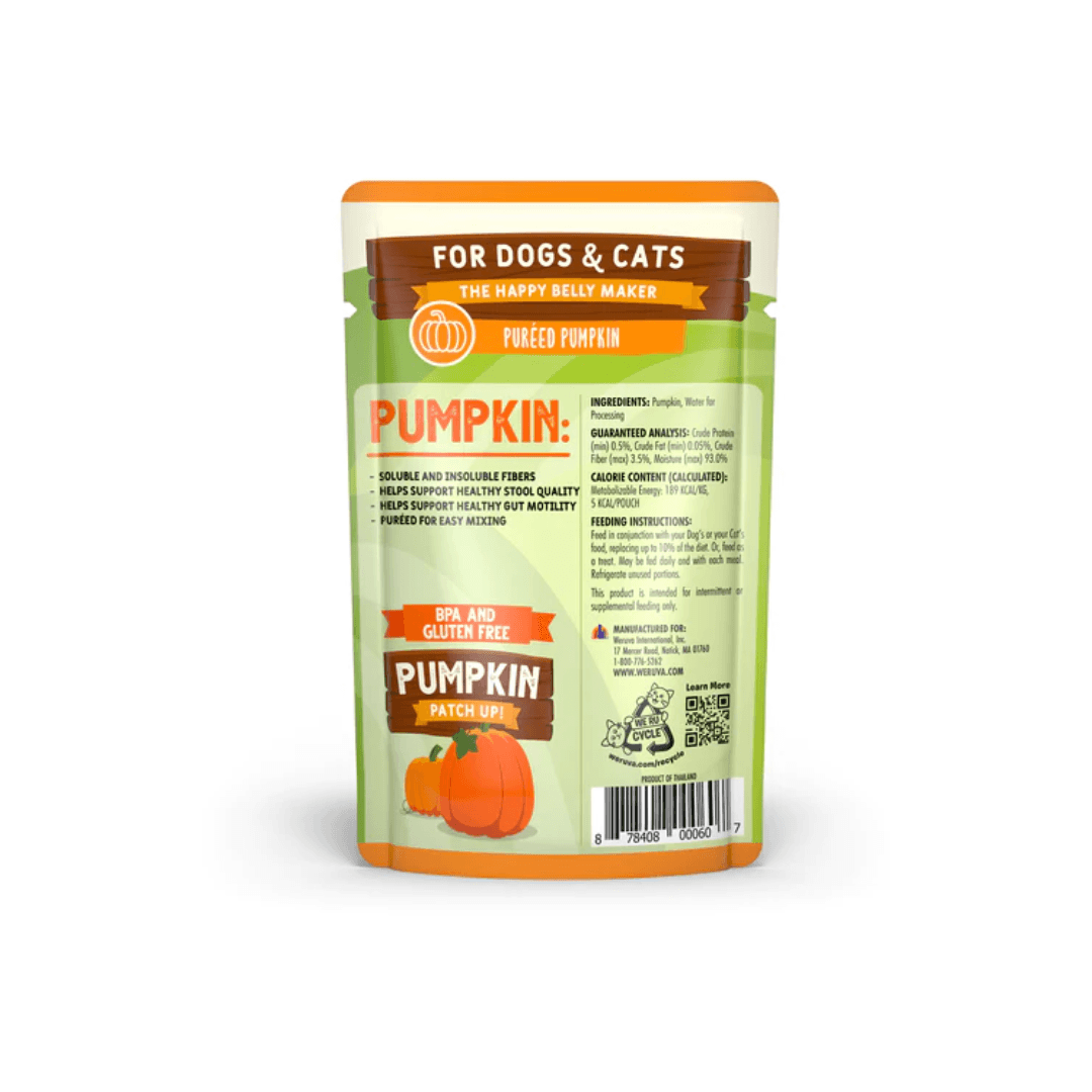 Weruva Wet Dog and Cat Supplements - Pumpkin Patch Up Pureed Pumpkin Pouch 