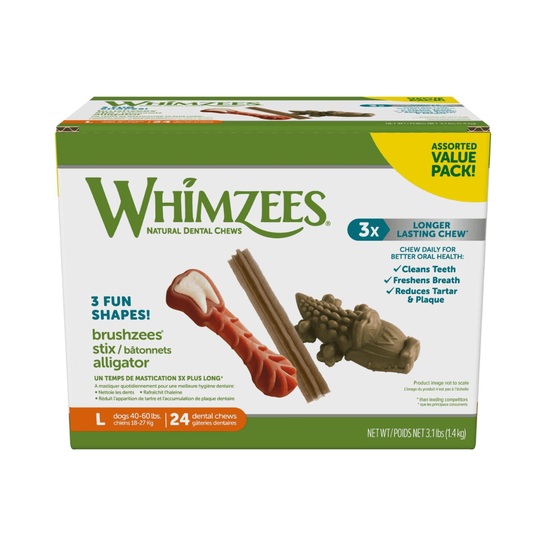 Whimzees Dog Treats - Natural Dental Treats 