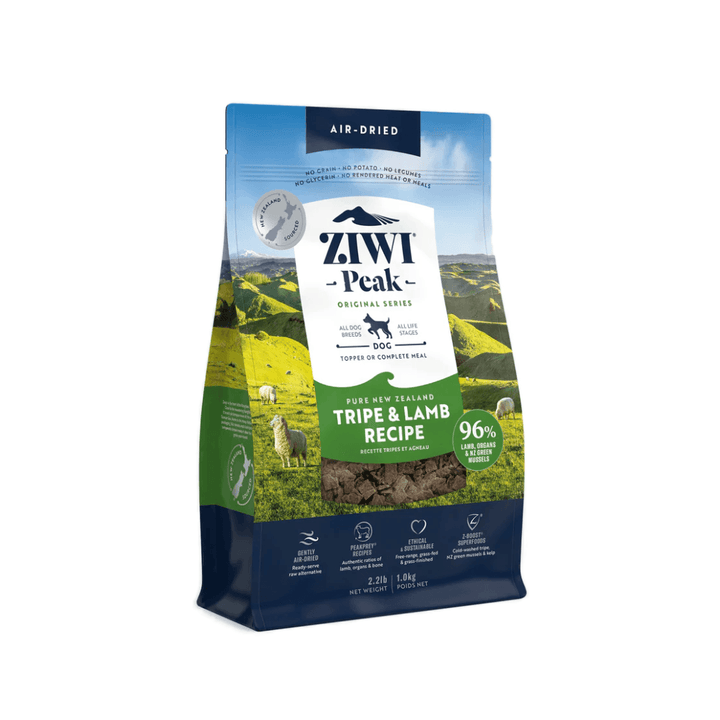 ZIWI Peak Air-Dried Dog Food - New Zealand Tripe & Lamb Recipe 