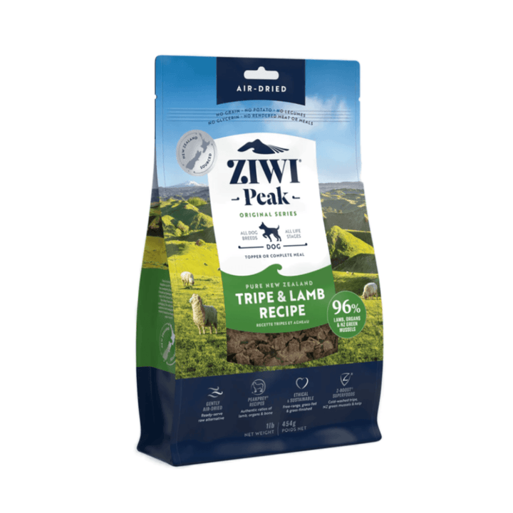 ZIWI Peak Air-Dried Dog Food - New Zealand Tripe & Lamb Recipe 