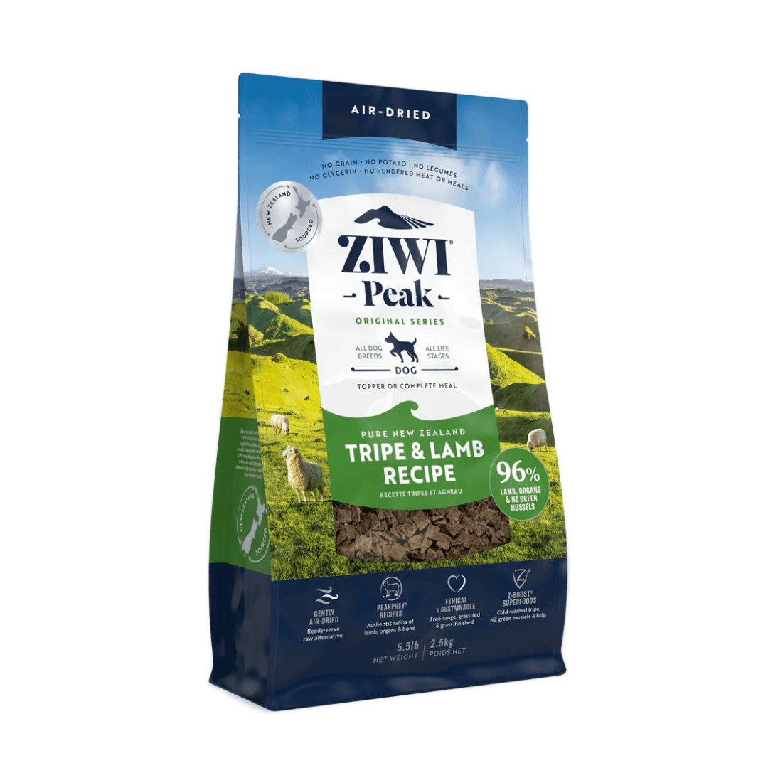 ZIWI Peak Air-Dried Dog Food - New Zealand Tripe & Lamb Recipe 