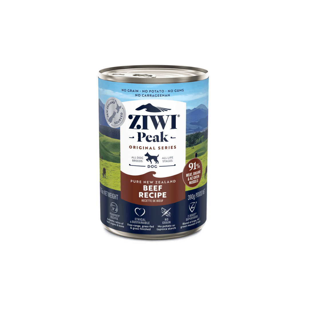 Ziwi Peak Wet Dog Food - New Zealand Beef Recipe Canned 