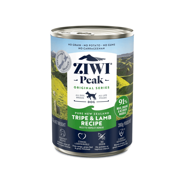 Ziwi Peak Wet Dog Food -  Original Tripe & Lamb Recipe Canned 