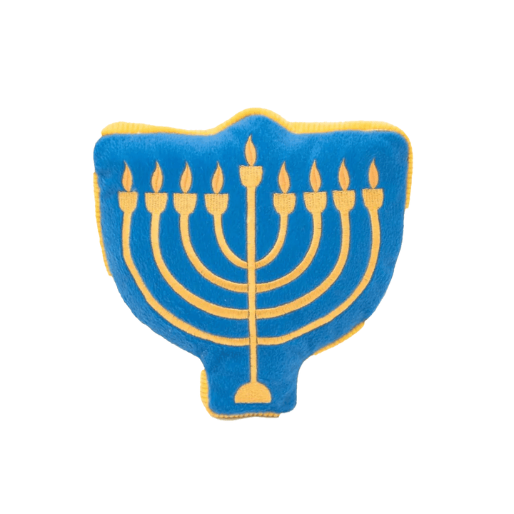 Zippy Paws Dog Toys - Hanukkah Squeakie Pattiez – Menorah 