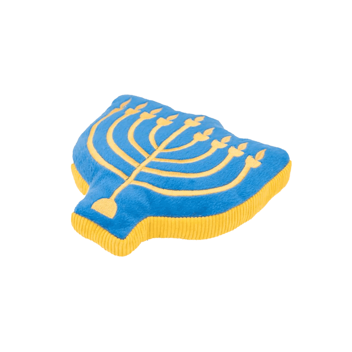 Zippy Paws Dog Toys - Hanukkah Squeakie Pattiez – Menorah 