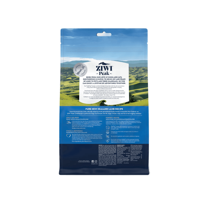 ZIWI Peak Air-Dried Dog Food - Lamb Recipe 