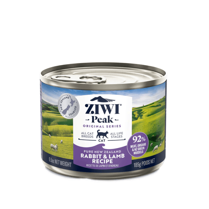 ZIWI Peak Wet Cat Food - New Zealand Rabbit & Lamb Recipe Canned 