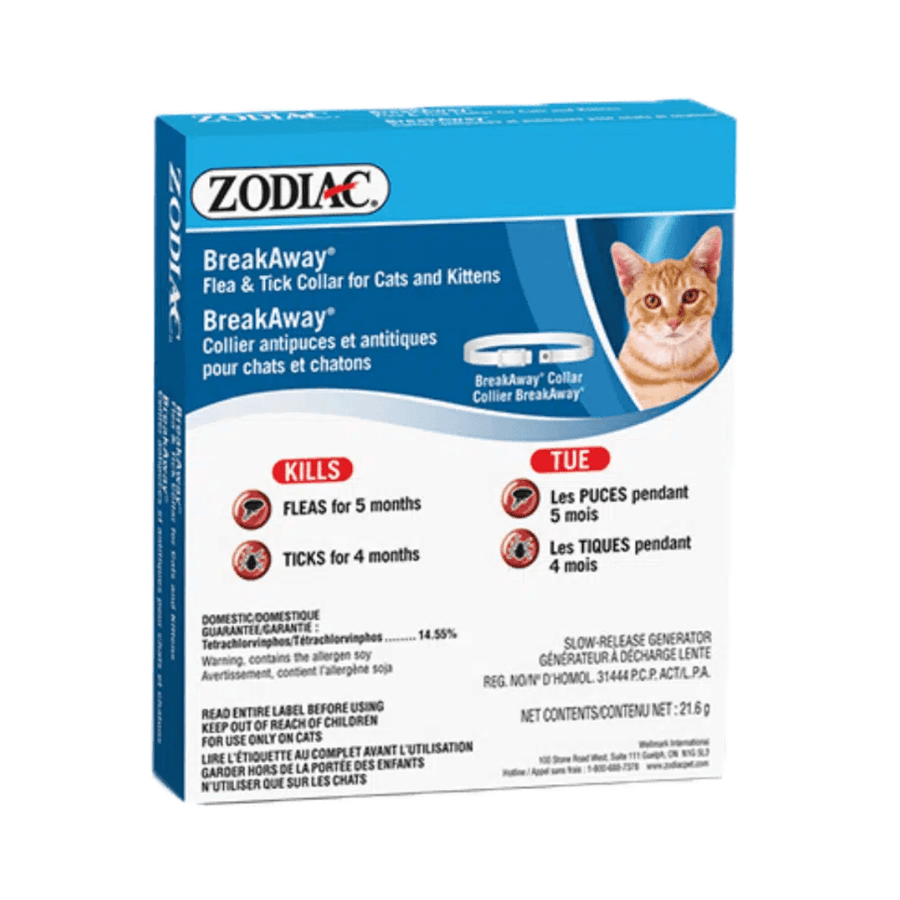 Zodiac Cat Flea & Tick Control - Breakaway Flea & Tick Collar 