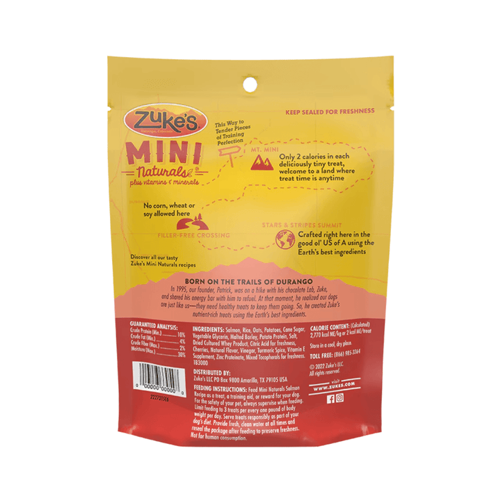 Zuke's Dog Treats - Mini Naturals Salmon 