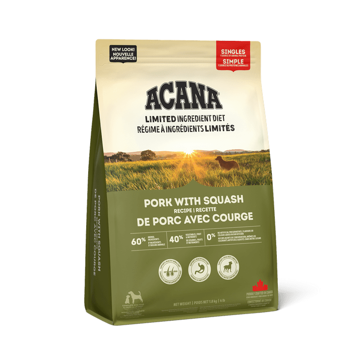 Acana Dry Dog Food - Pork With Squash Recipe - Toronto Pets