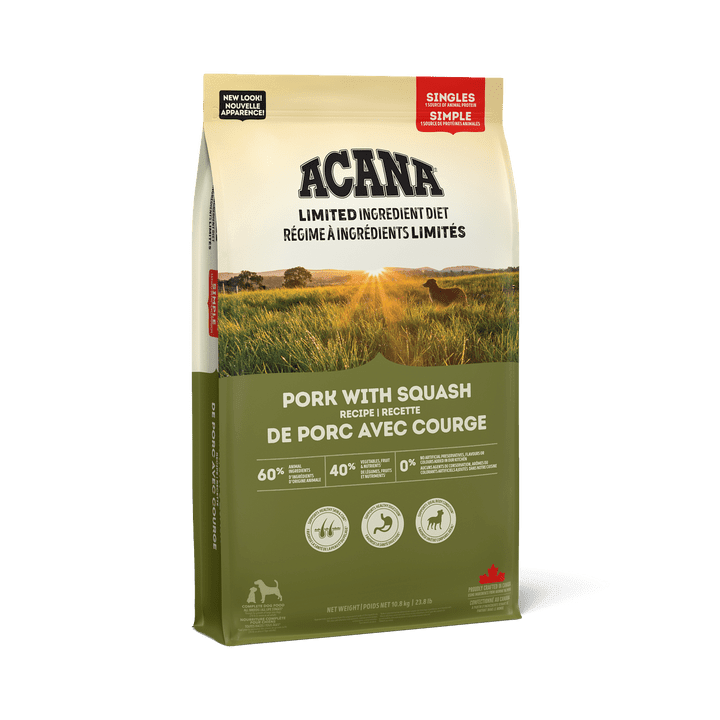 Acana Dry Dog Food - Pork With Squash Recipe - Toronto Pets