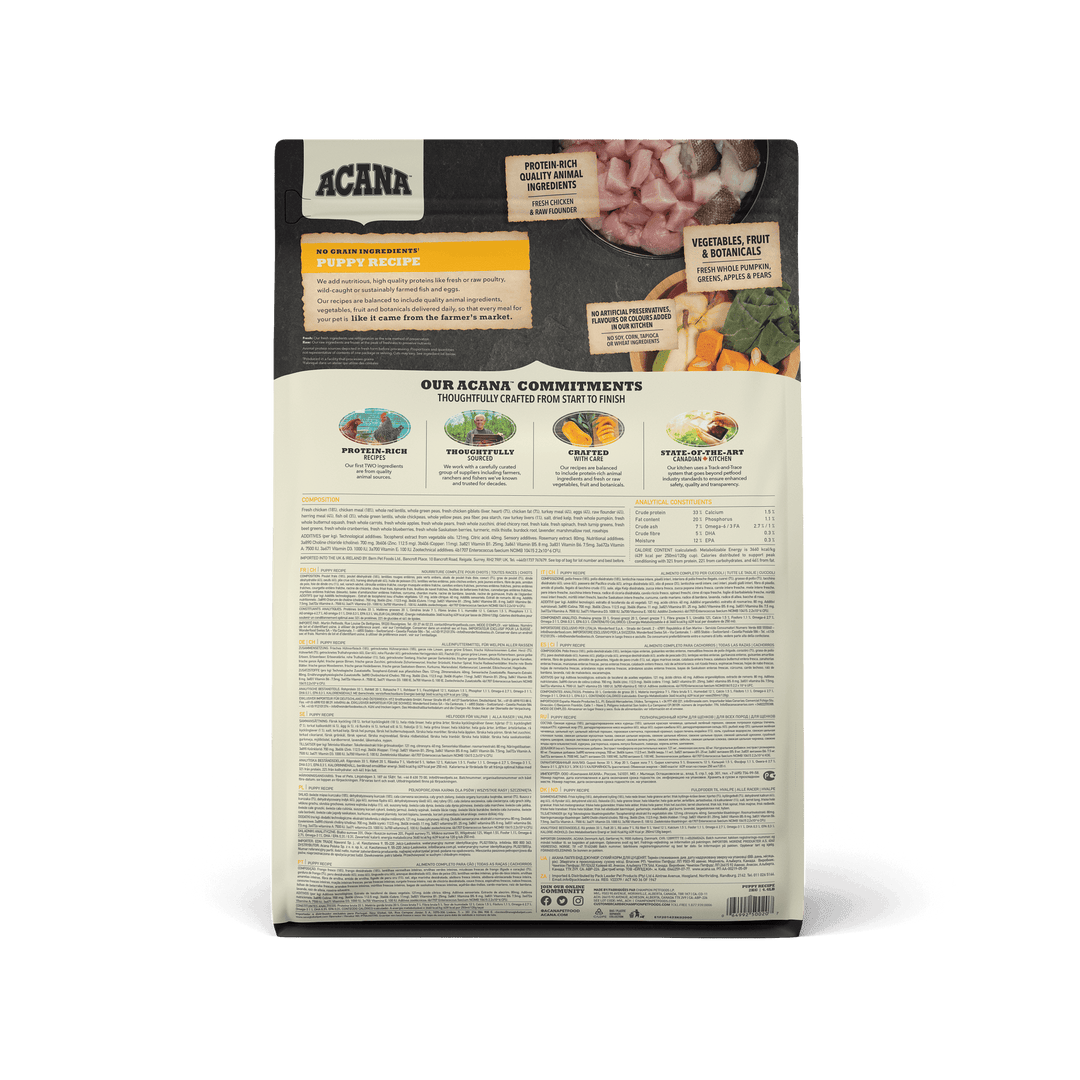 Acana Dry Dog Food - Puppy Recipe - Toronto Pets