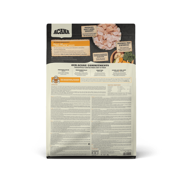 Acana Dry Dog Food - Wild Prairie Recipe - Toronto Pets