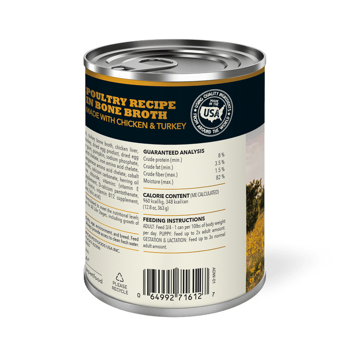 Acana Wet Dog Food - Premium Chunks Poultry Recipe in Bone Broth - Toronto Pets