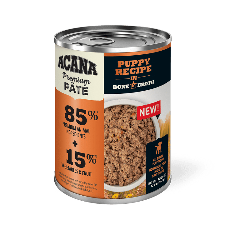 Acana Wet Dog Food - Premium Pate Puppy Recipe in Bone Broth Canned - Toronto Pets