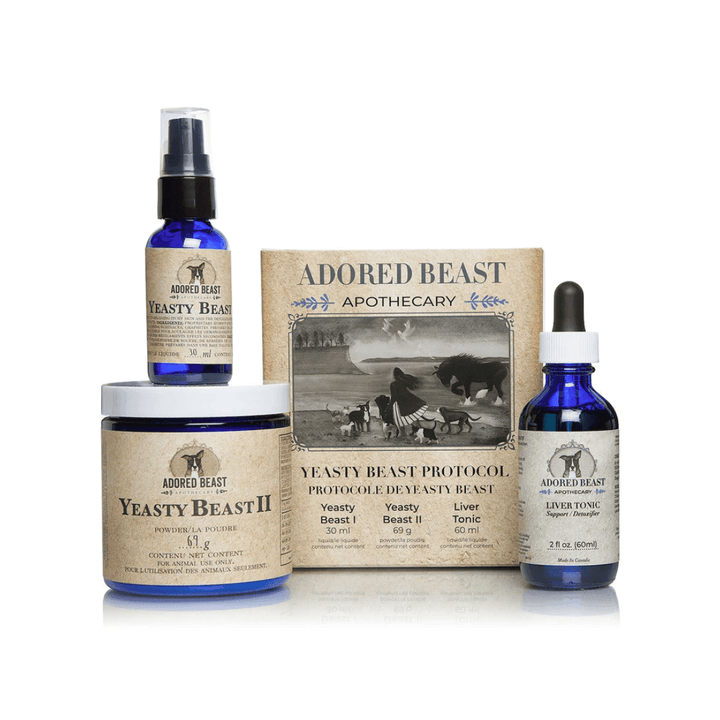 Adored Beast Dog Supplements - Yeasty Beast Protocol Three Product Kit - Toronto Pets