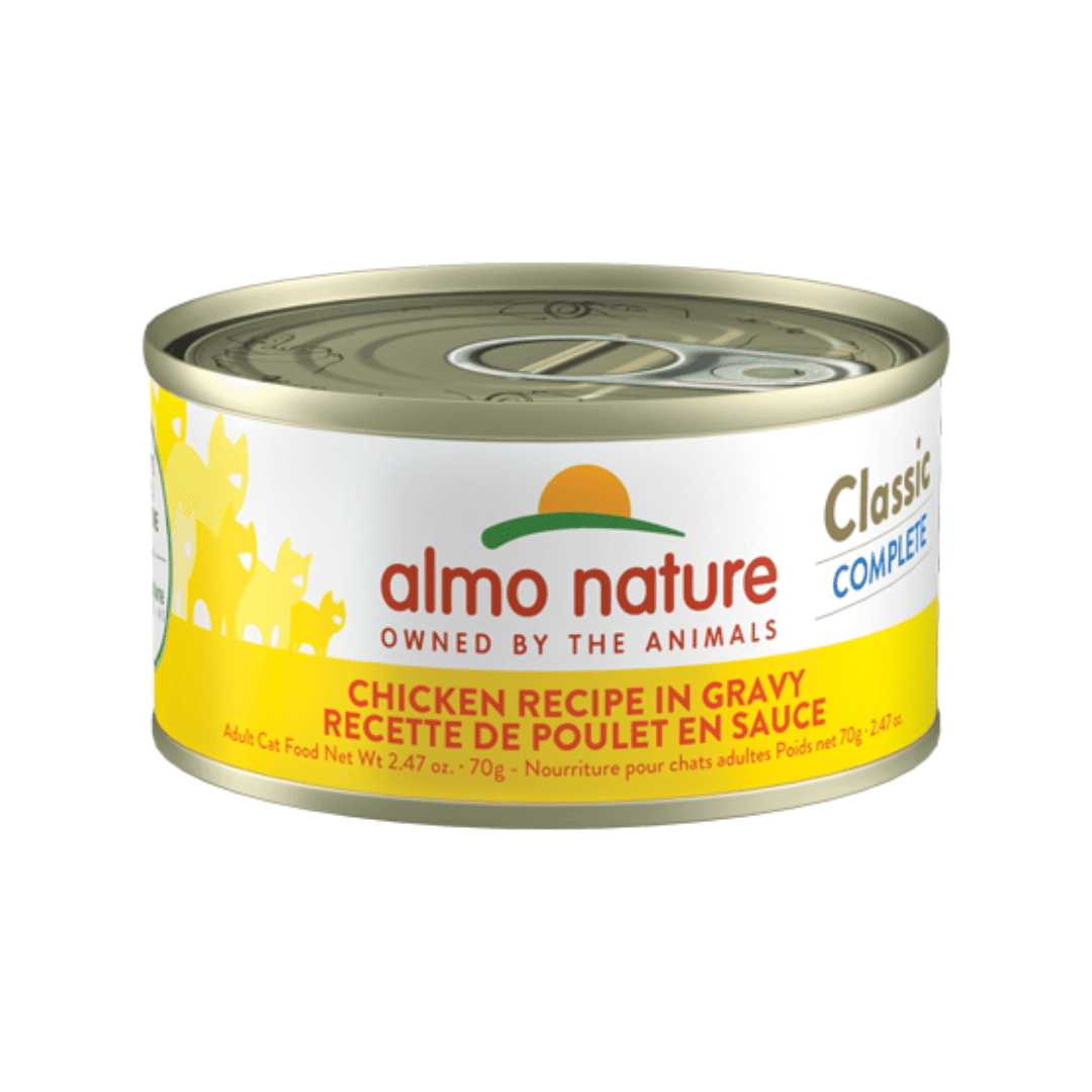 Almo Nature Wet Cat Food - Classic Complete Chicken Recipe in Gravy Canned - Toronto Pets