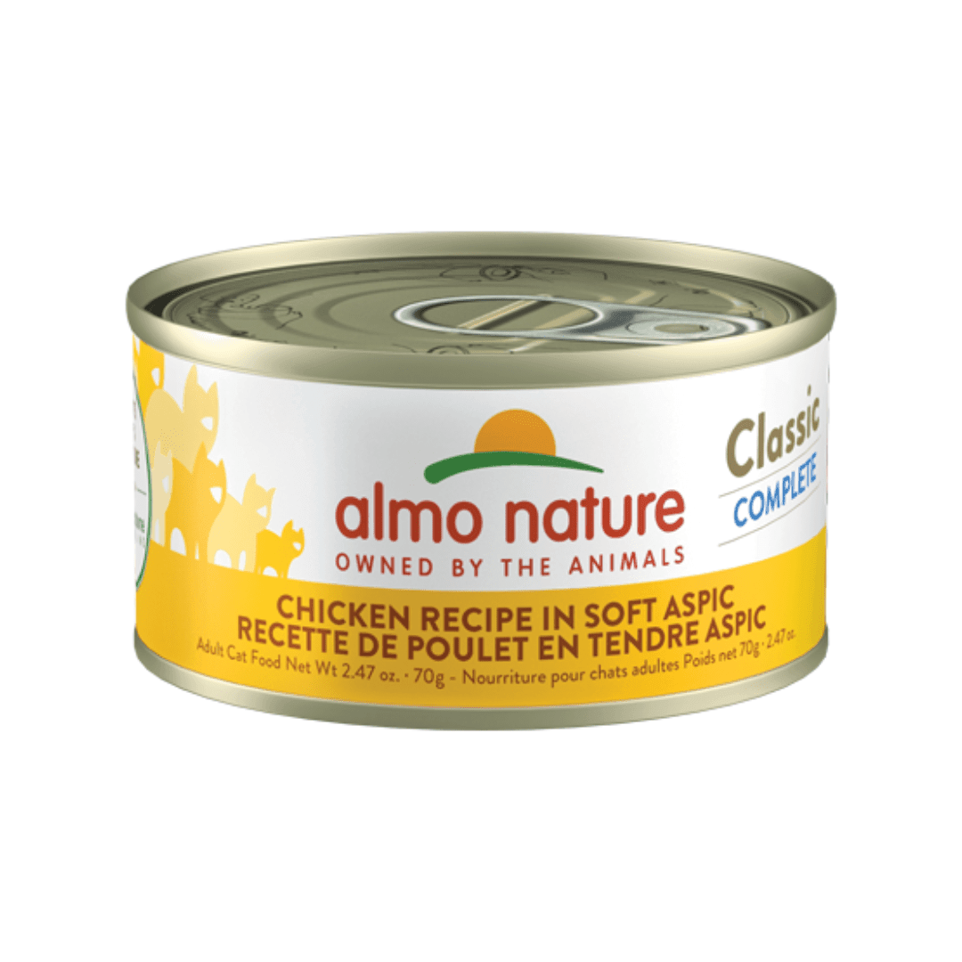 Almo Nature Wet Cat Food - Classic Complete Chicken Recipe in Soft Aspic Canned - Toronto Pets