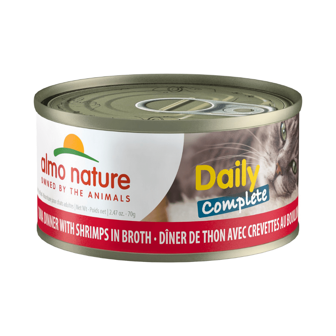 Almo Nature Wet Cat Food - Daily Complete Tuna Dinner with Shrimps in Broth Canned - Toronto Pets