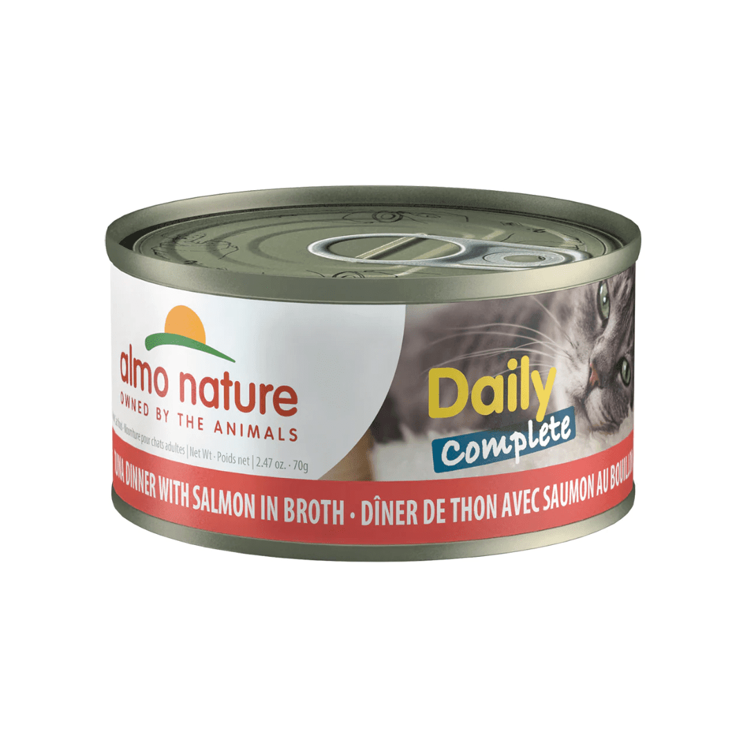 Almo Nature Wet Cat Food - Daily Complete Tuna with Salmon in Broth Canned - Toronto Pets