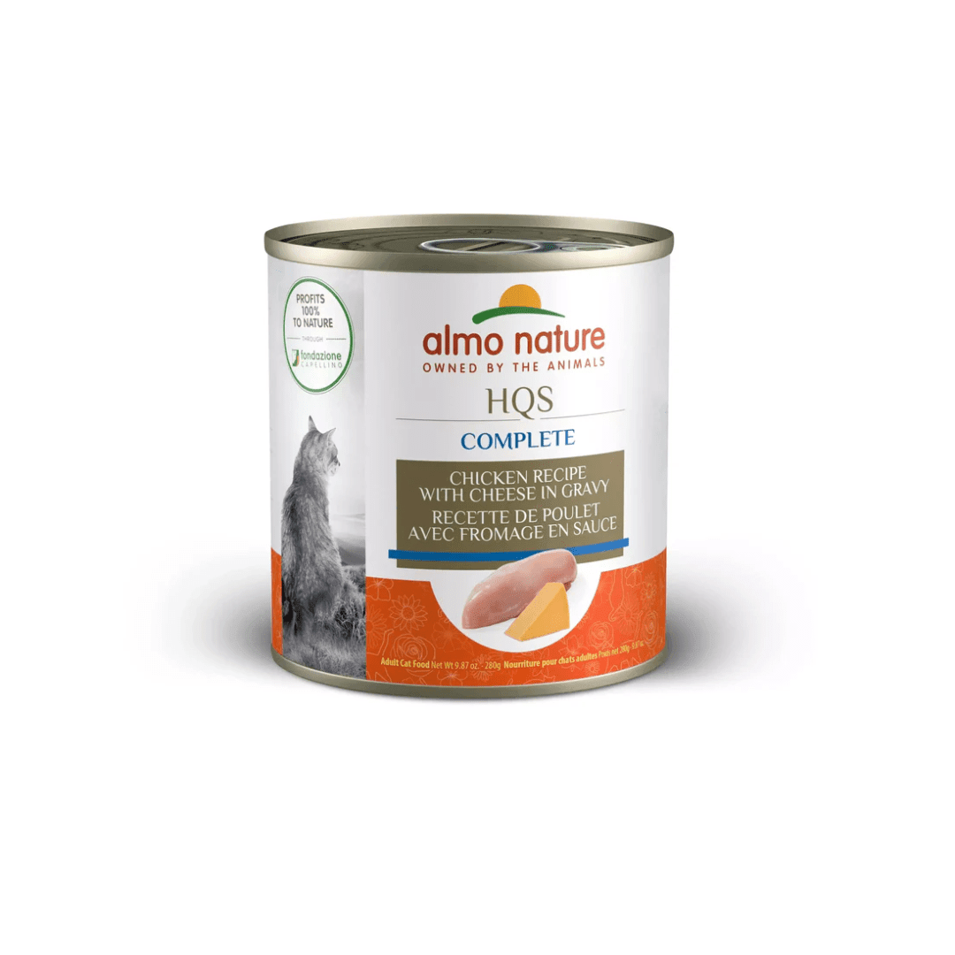 Almo Nature Wet Cat Food - HQS Complete Chicken with Cheese Canned - Toronto Pets