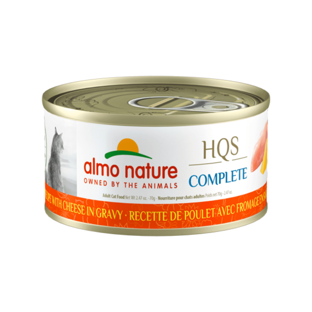 Almo Nature Wet Cat Food - HQS Complete Chicken with Cheese Canned - Toronto Pets