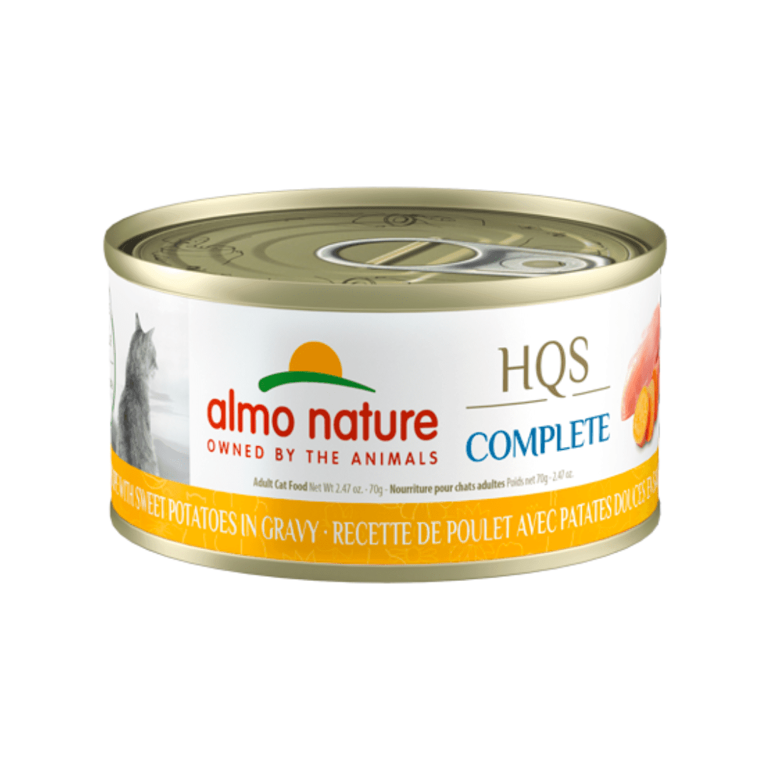 Almo Nature Wet Cat Food - HQS Complete Chicken with Sweet Potato Canned - Toronto Pets