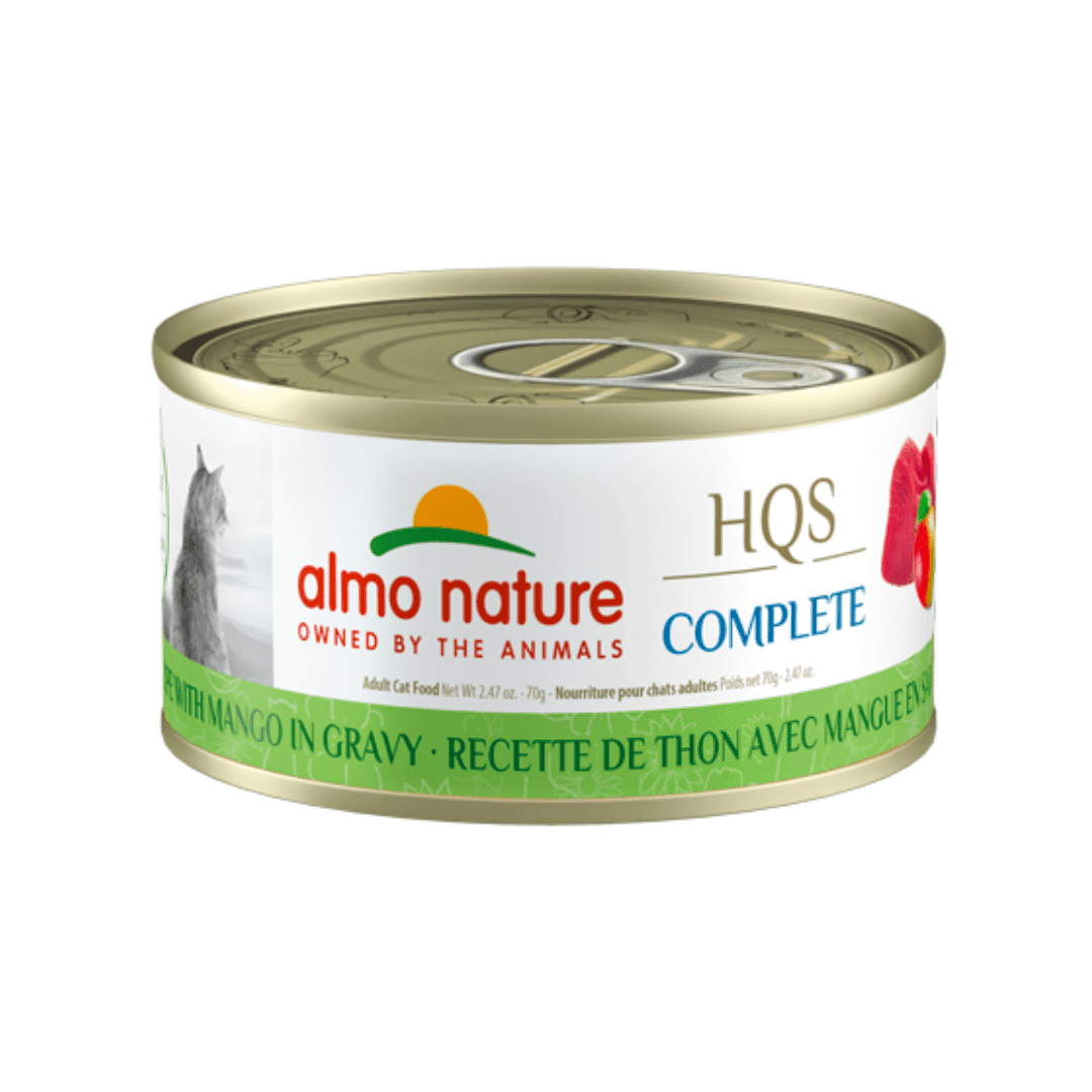 Almo Nature Wet Cat Food - HQS Complete Tuna with Mango in Gravy Canned - Toronto Pets