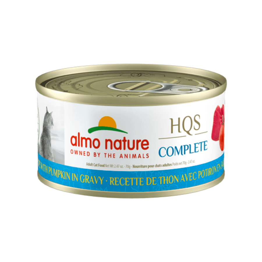 Almo Nature Wet Cat Food - HQS Complete Tuna with Pumpkin in Gravy Canned - Toronto Pets