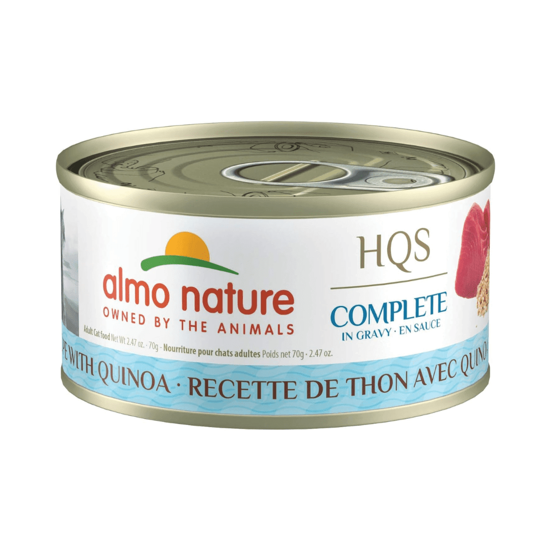 Almo Nature Wet Cat Food - HQS Complete Tuna with Quinoa in Gravy Canned - Toronto Pets