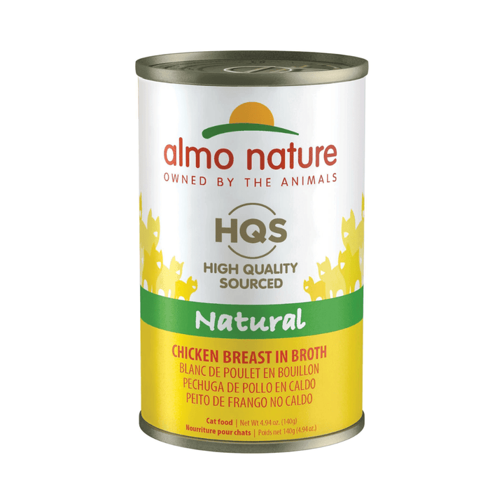 Almo Nature Wet Cat Food - HQS Natural Chicken Breast in Broth Canned - Toronto Pets