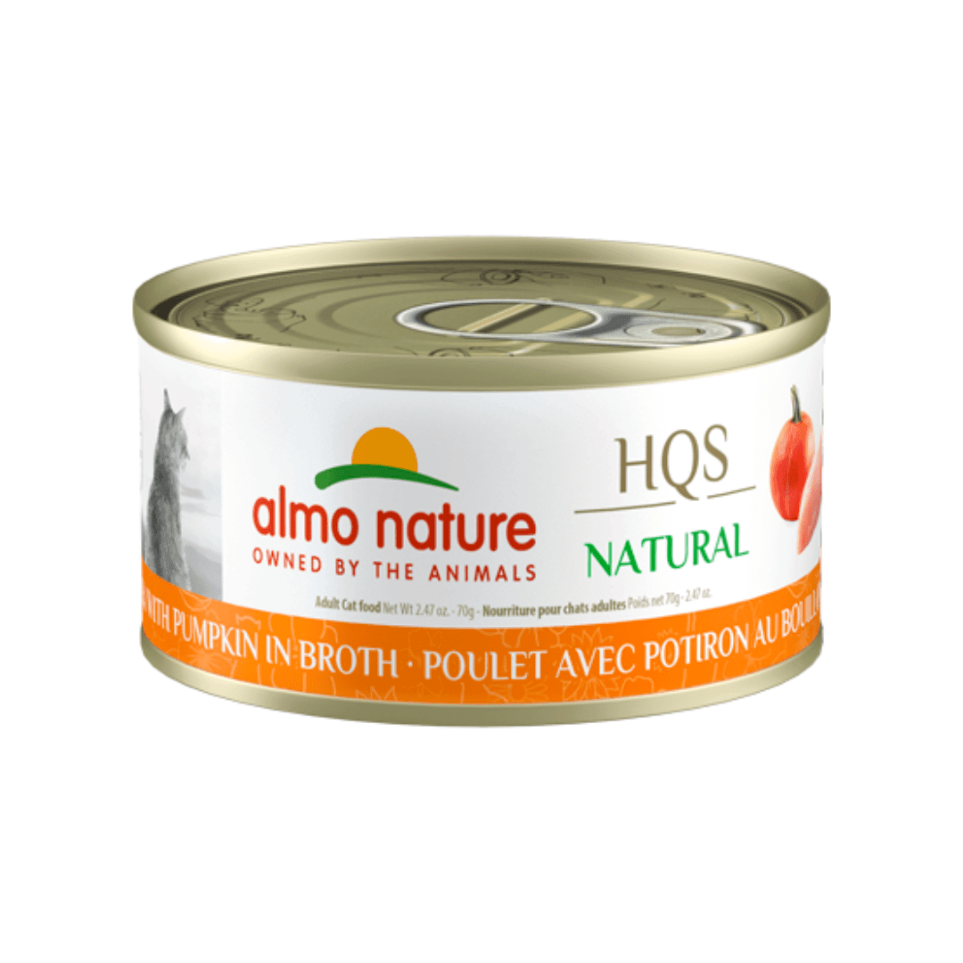 Almo Nature Wet Cat Food - HQS Natural Chicken with Pumpkin Canned - Toronto Pets