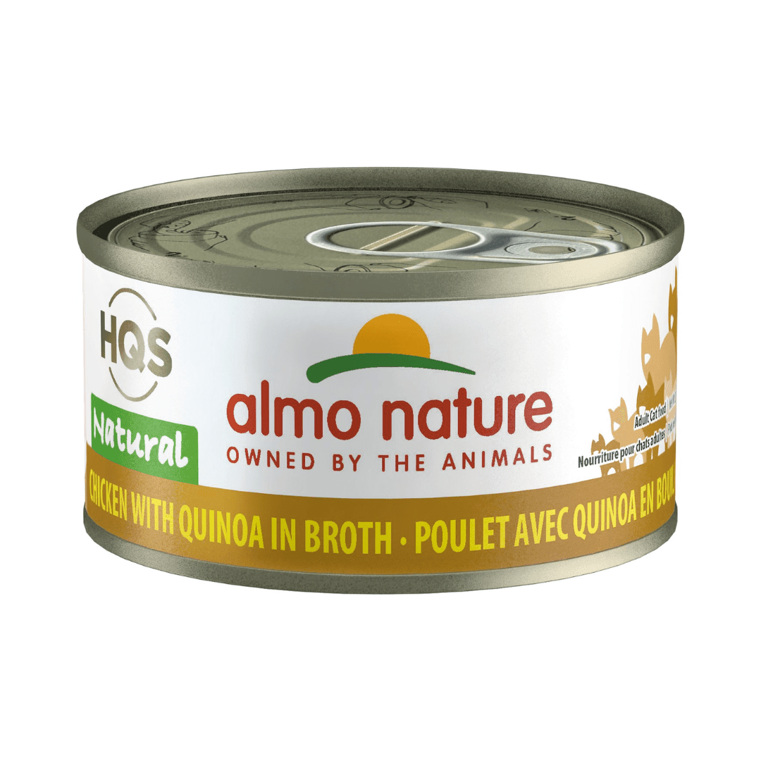 Almo Nature Wet Cat Food - HQS Natural Chicken with Quinoa in Broth Canned - Toronto Pets