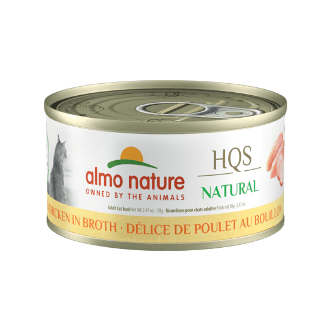 Almo Nature Wet Cat Food - HQS Natural Deli Chicken in Gravy Canned - Toronto Pets