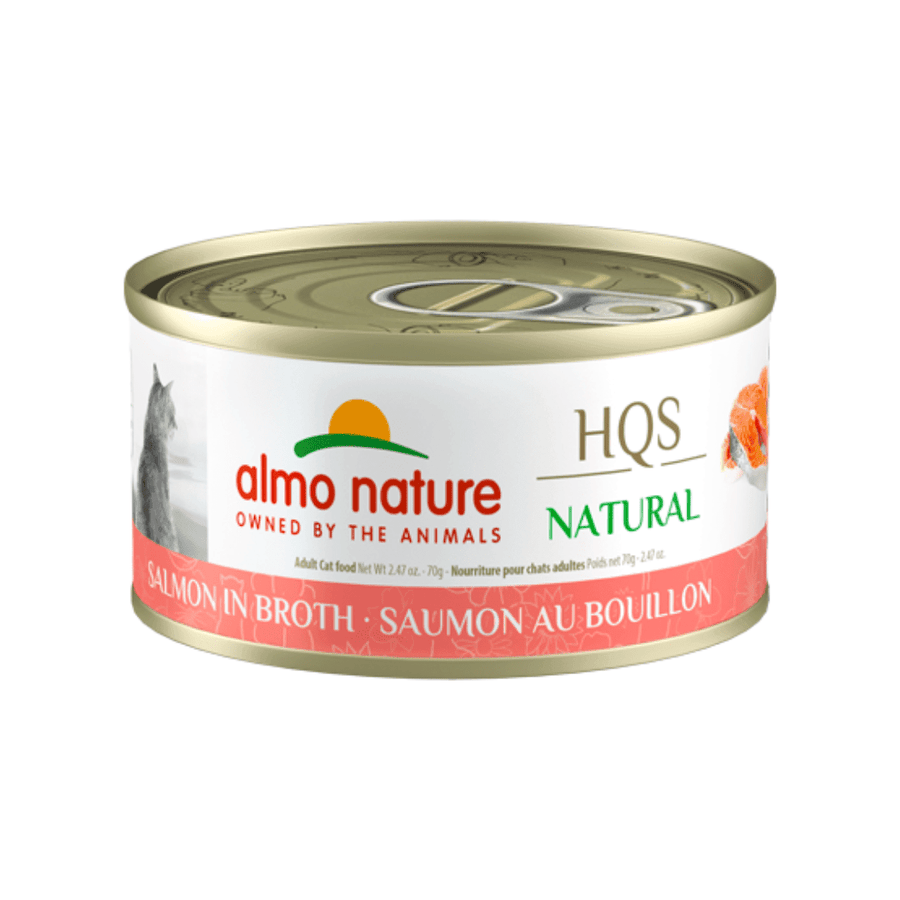 Almo Nature Wet Cat Food - HQS Natural Salmon in Broth Canned - Toronto Pets