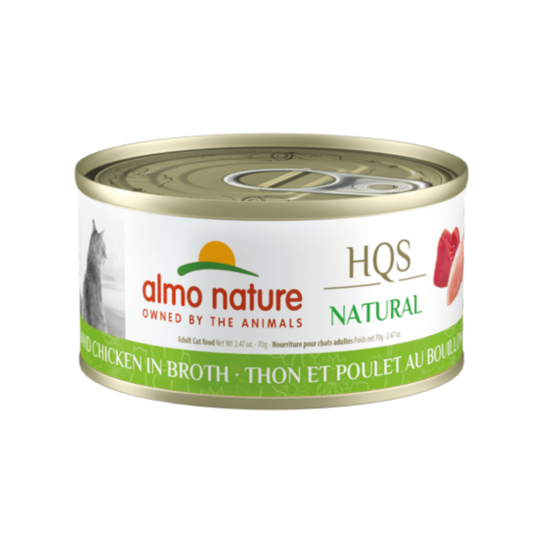 Almo Nature Wet Cat Food - HQS Natural Tuna and Chicken in Both Canned - Toronto Pets