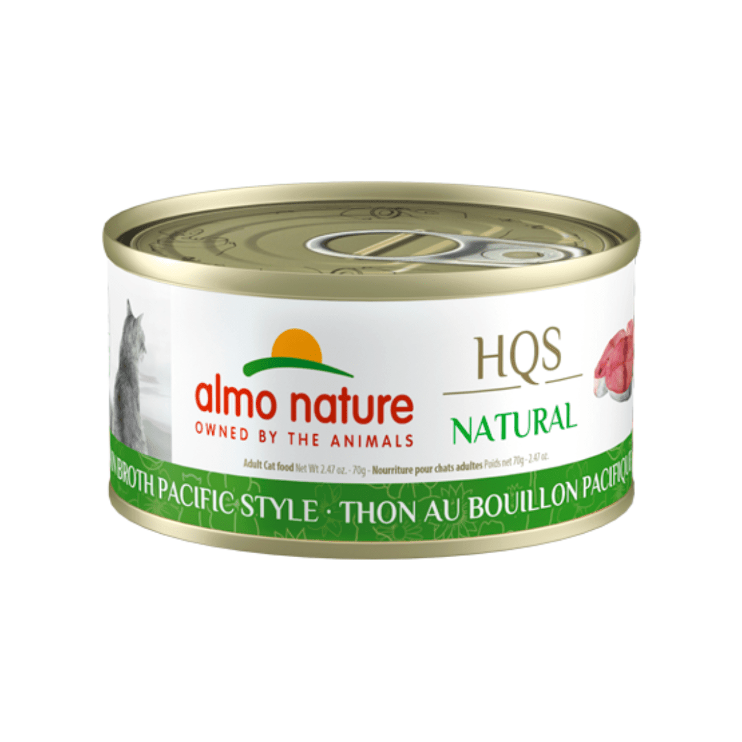 Almo Nature Wet Cat Food - HQS Natural Tuna in Broth Pacific Style Canned - Toronto Pets